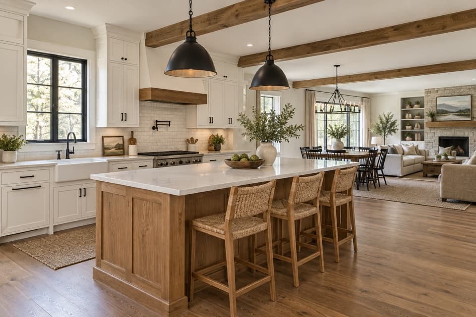 American Farmhouse Kitchen style reference