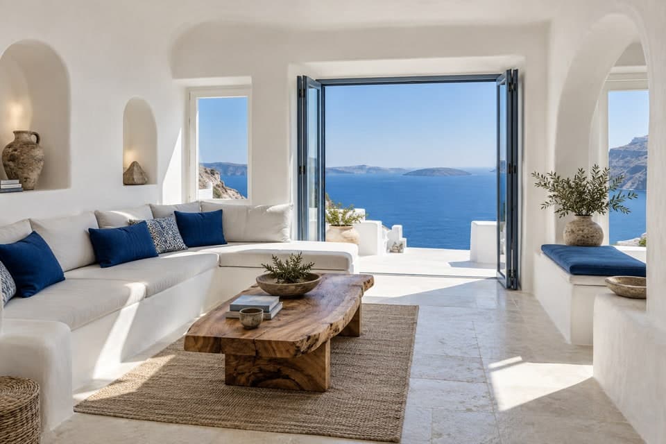 Oceanfront Aegean White style reference