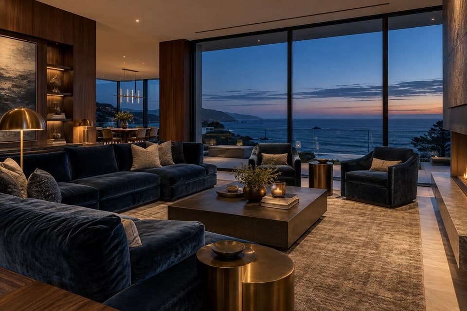 Oceanfront Pacific Dusk style reference