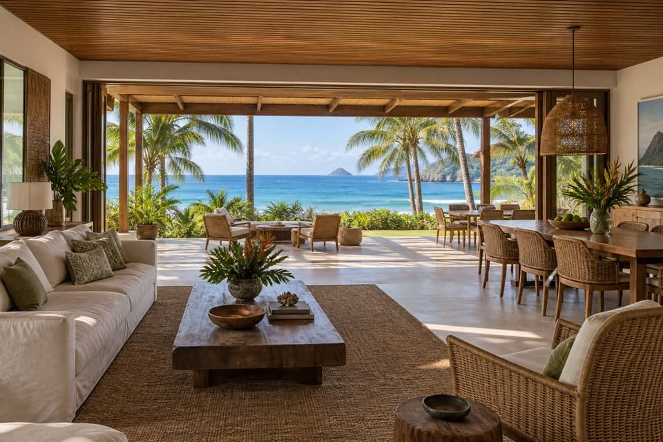 Oceanfront Tropical Veranda style reference