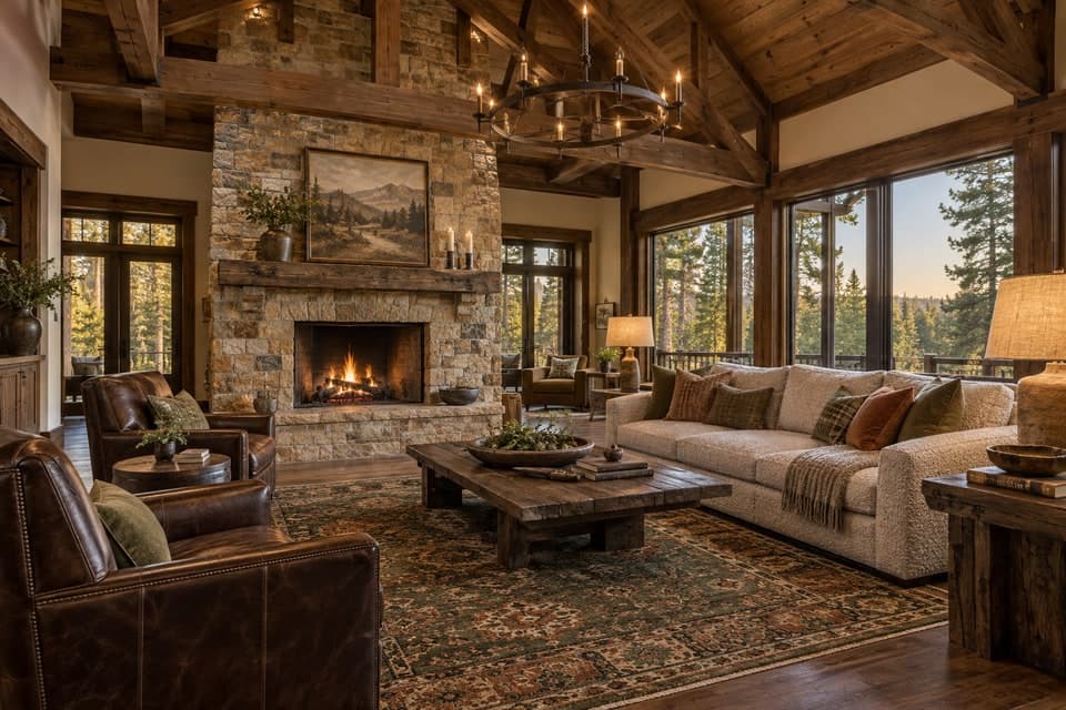 Rustic Texas Lodge style reference